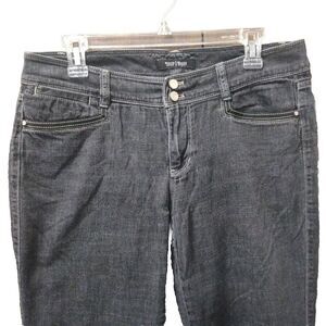 White House Black Market‎ Women's Black Jeans Flare Leg Blanc 8R 33X30